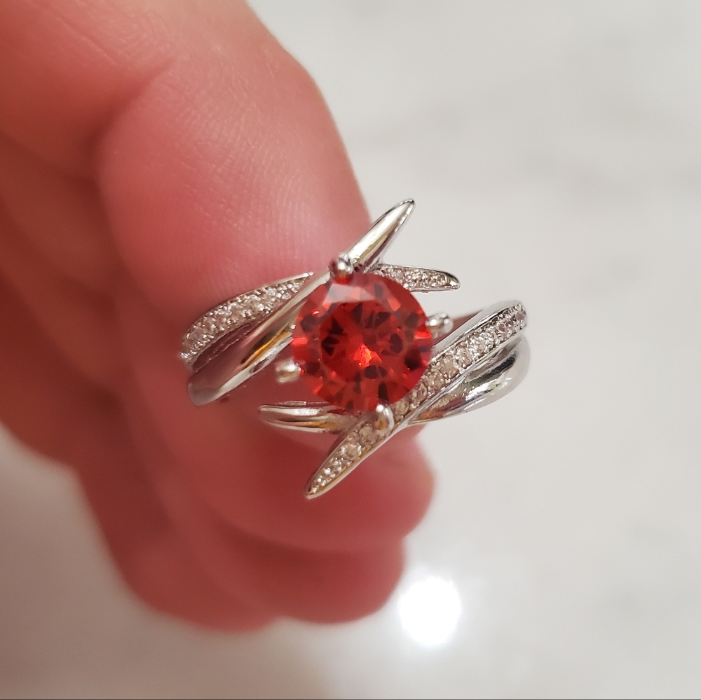 Red & Silver Ring